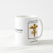 大理骨病卒業祝い医師 コーヒーマグカップ (正面右)