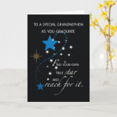 大甥の卒業生 カード (黄色い花)