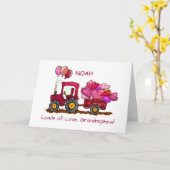 大甥ヴァレンティーンズデイロードオブラブハート カード (黄色い花)