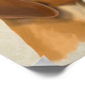 大皿とカップケーキ ポスター (角)