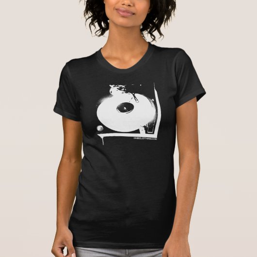 大皿のステンシル Tシャツ (正面)