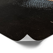 大目を見張る – テクノ – ディストピアのストリートウェアデザイン ポスター (角)