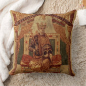 大石柱1152 f.3vカール大帝(Carolusマグナス、チャールズ クッション (ブランケット)