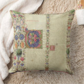 大石柱422 VolI fol.280v本の始めの クッション (ブランケット)