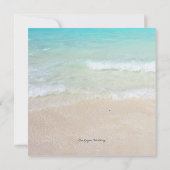 大砂ドル海辺の誓いの更新 招待状 (裏面)