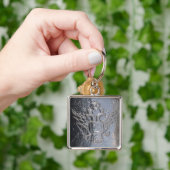 大砲に両頭のワシ キーホルダー (手)