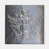 大砲に両頭のワシ マグネット (正面)