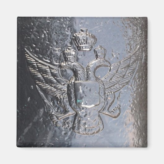 大砲に両頭のワシ マグネット (正面)