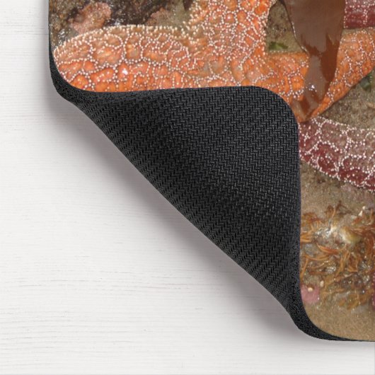 大砲のビーチのヒトデか海星、または、写真4 マウスパッド (コーナー)