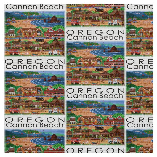 大砲のビーチの"夏の微風"の生地 ファブリック (見本)