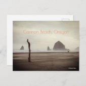 大砲のビーチ、オレゴン ポストカード (正面/裏面)