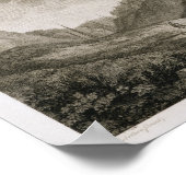 大砲の鋳造とボーリングのための鉄の仕事 ポスター (角)