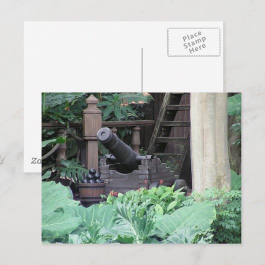 大砲はがき ポストカード (正面/裏面)