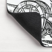 大砲をつけているPikeman マウスパッド (コーナー)