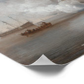 大砲を発射する戦争人 ポスター (角)