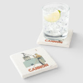 大砲山のコースター ストーンコースター (横)