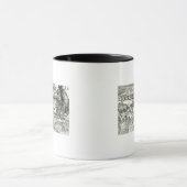 大砲1518年との景色 マグカップ (中央)