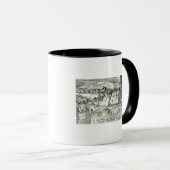 大砲1518年との景色 マグカップ (正面右)