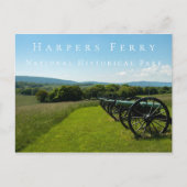 大砲、ハーパーズフェリー国立歴史公園 ポストカード (正面)