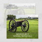 大砲, モノカシー戦い, メリーランド州 ポストカード (正面/裏面)