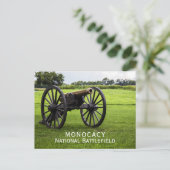 大砲, モノカシー戦い, メリーランド州 ポストカード (スタンド正面)