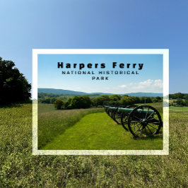 大砲、内戦、ハーパーズフェリーNHP ポストカード