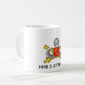 大砲、HHB 2-377th PFAR コーヒーマグカップ (正面左)