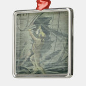 大破を見ている深海のダイバー メタルオーナメント (左)