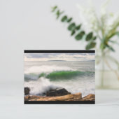 大破裂波シースケープアカディア国立公園 ポストカード (スタンド正面)