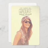 大祝学院| 2016卒業パーティー 招待状 (正面/裏面)