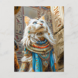 大祭司としての白猫 ポストカード