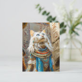 大祭司としての白猫 ポストカード (スタンド正面)