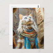 大祭司としての白猫 ポストカード (正面/裏面)