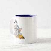 大福仏アジア仏教美術の笑い ツートーンマグカップ (正面左)