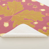 大秋の離れオーク材とドングリ シェルパブランケット (3/4)