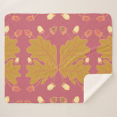 大秋の離れオーク材とドングリ シェルパブランケット (正面(横))