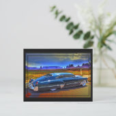 大空を色彩の鮮やか切る ポストカード (スタンド正面)