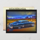 大空を色彩の鮮やか切る ポストカード (正面/裏面)