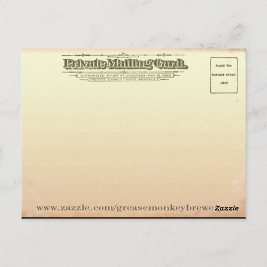 大空を色彩の鮮やか切る ポストカード (裏面)