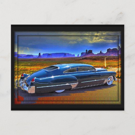 大空を色彩の鮮やか切る ポストカード (正面)