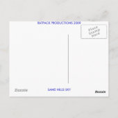 大空 ポストカード (裏面)