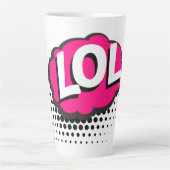 大笑い カフェラテマグ (正面)