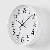大簡単から読時計顔番号壁時計 壁時計 (傾斜)