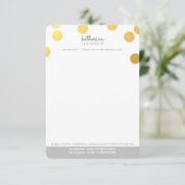 大紙吹雪スポットモダンはっきりした金ゴールドフォイルグレイ (スタンド正面)