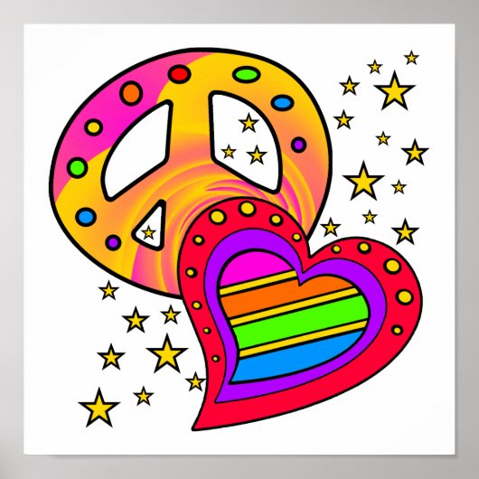 大素晴らし平和と愛 ポスター (正面)