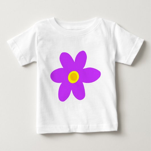 大紫の花 ベビーTシャツ (正面)