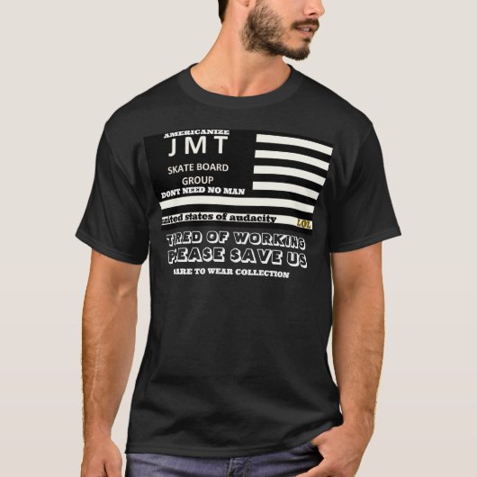 大統一された州。JMTベーシックDark Tシャツ (正面)