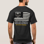 大統一された州。JMTベーシックDark Tシャツ (裏面)