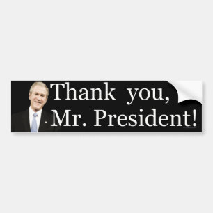 大統領ありがとう バンパーステッカー