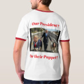 大統領か操り人形か Tシャツ (裏面)